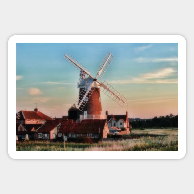 Cley windmill Norfolk Magnet by avrilharris